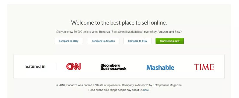 bonanza best place to sell on marketplace
