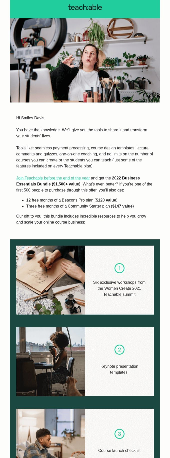 teachable-onboarding-email