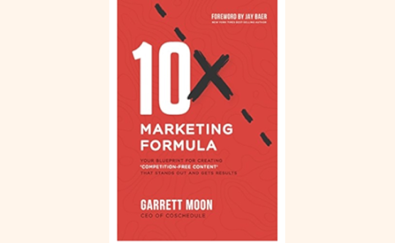 the cover of the book 10x marketing formula