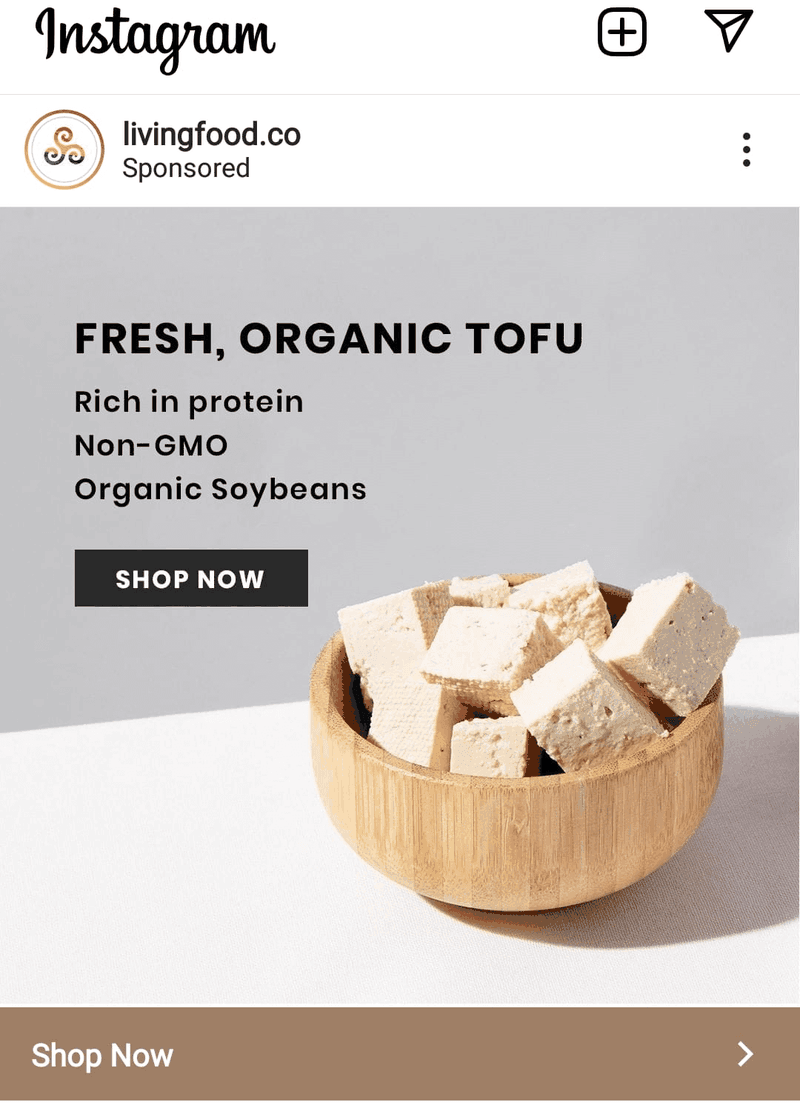 fresh-organic-tofu-instagram-ig-ad